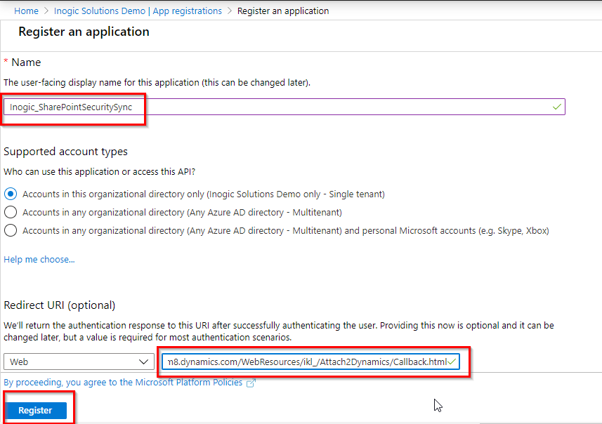 How to create Azure Active Directory App