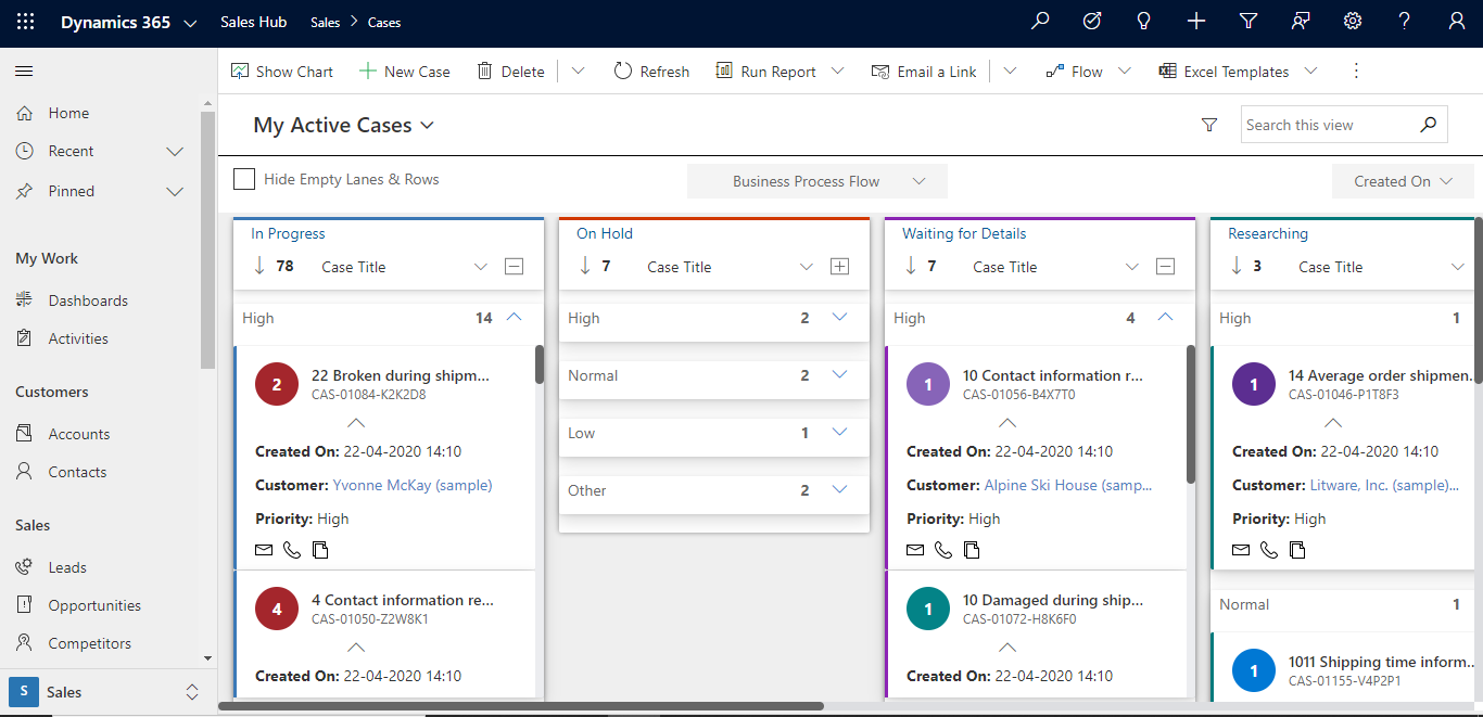 Kanban View to quickly drag and drop Dynamics 365 CRM records