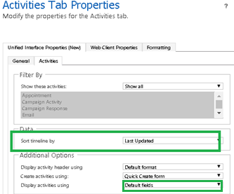 Configure-Display Activities in UCI with the Card Form