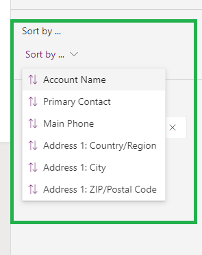 How to sort view by multiple columns using PowerApps