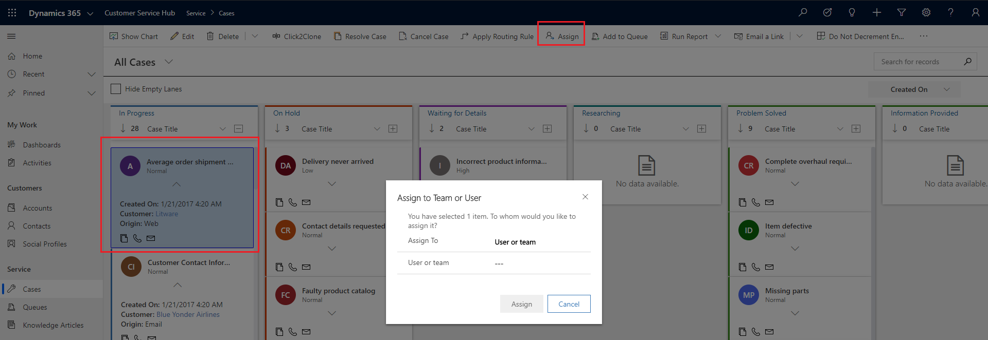 6Kanban View within Dynamics 365 CRM