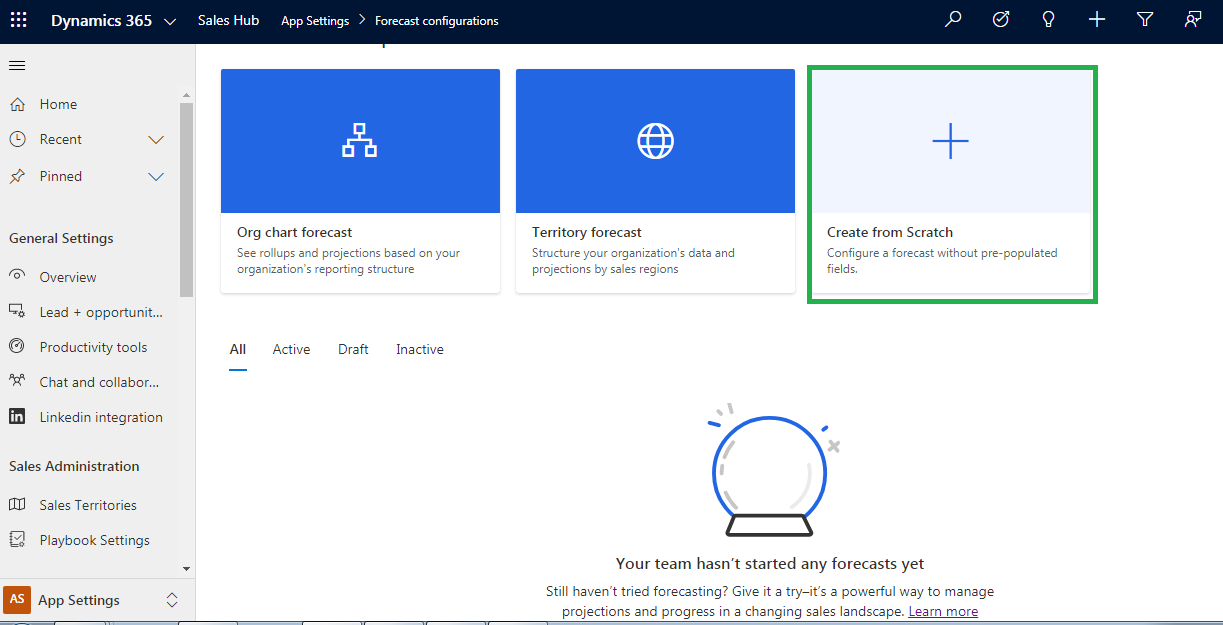 Sales Forecast Projection in Dynamics 365 CRM