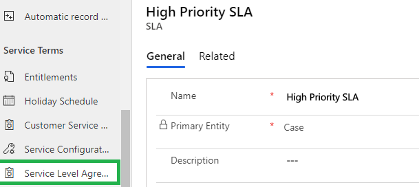 Use Power Automate in SLA to configure Actions