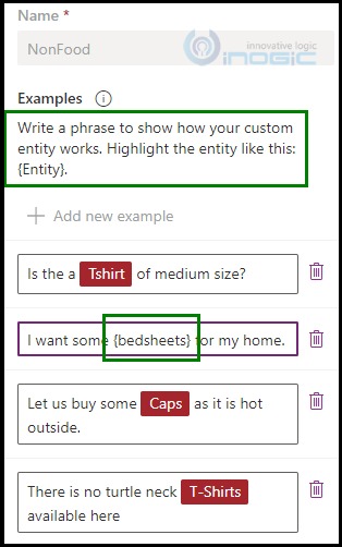create an Entity Extraction model with custom entities