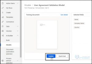 Microsoft Document Automation Application using AI Builder Form ...