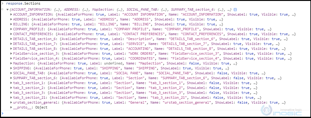 Get the entity form details using Client API