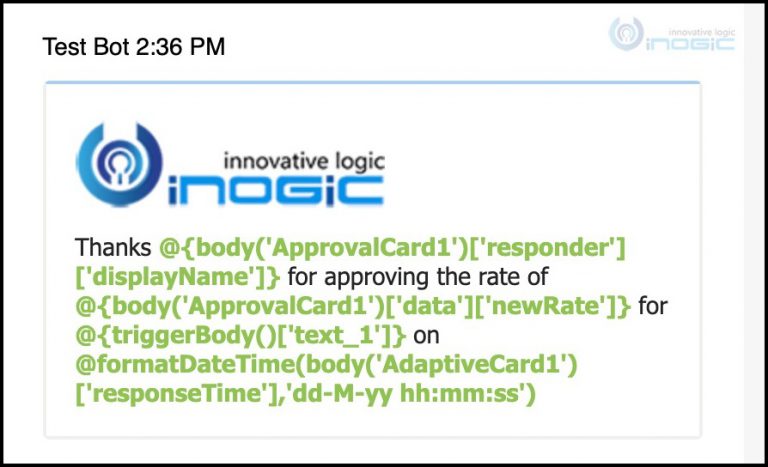 18 Actionable Messages In MicrosoftTeams With Adaptive Cards Microsoft Dynamics 365 CRM Tips 