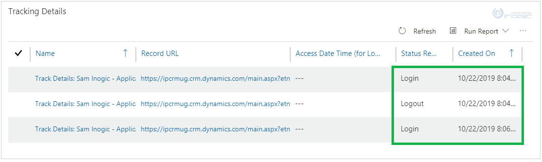 Tracking Login & Logout