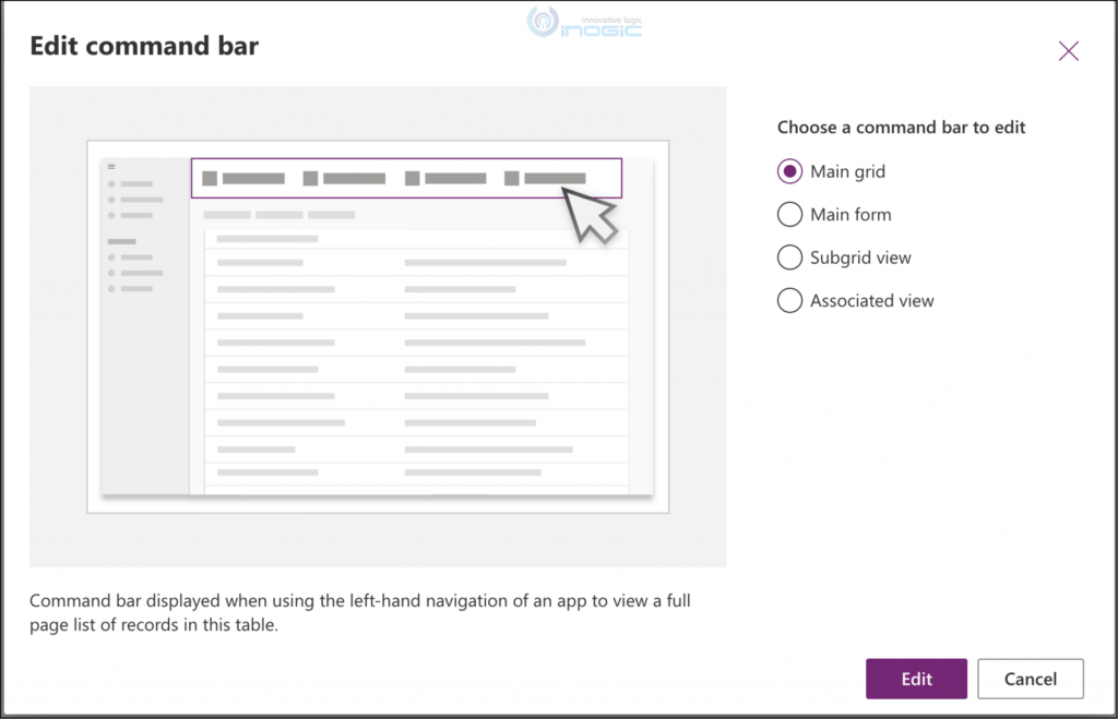 New Command bar designer using PowerFx for Dataverse and Dynamics 365 CRM apps now in Preview