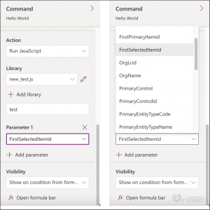 New Command bar designer using PowerFx for Dataverse and Dynamics 365 CRM apps now in Preview