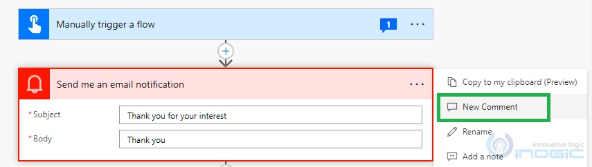 Power Automate FLOW Comments