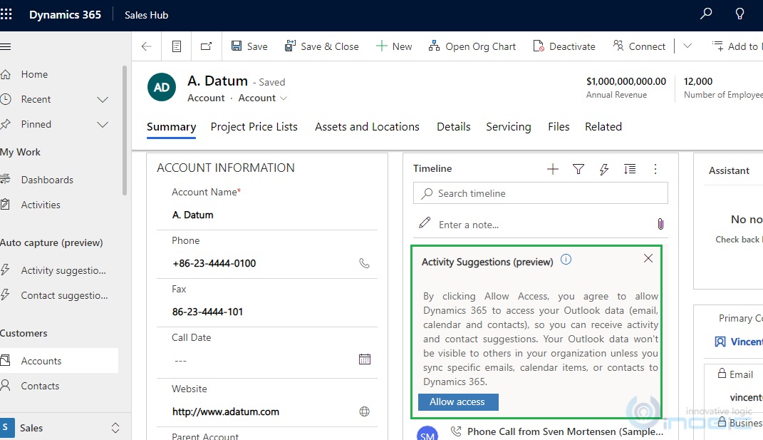 Premium Auto Capture in Dynamics 365 CRM