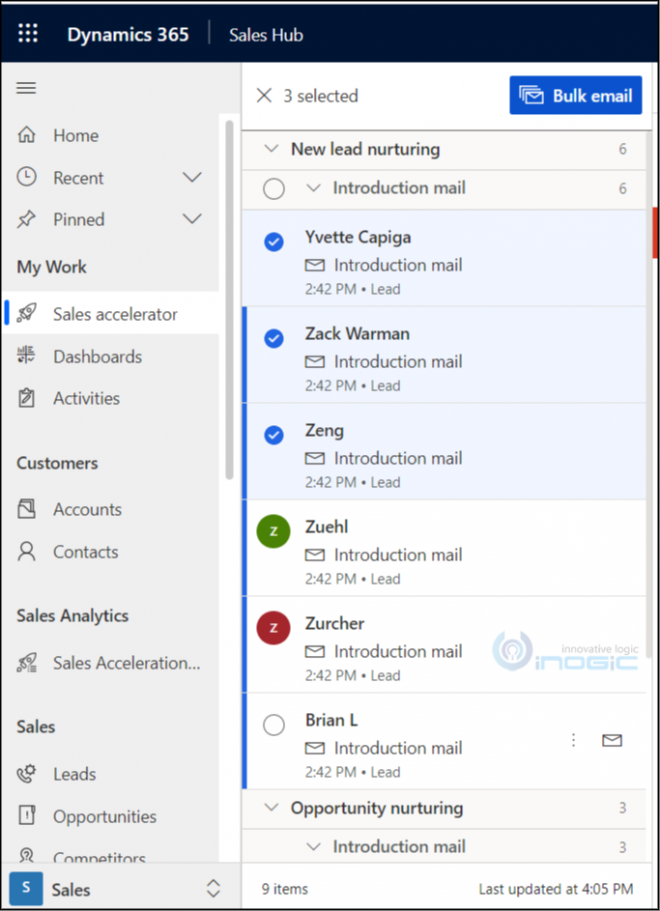 How to use Bulk Email feature in Sales Accelerator - Microsoft Dynamics ...