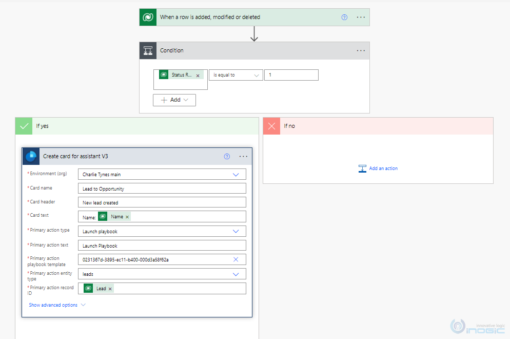 Launch playbooks using sales insight cards (assistant V3) in D365 CE