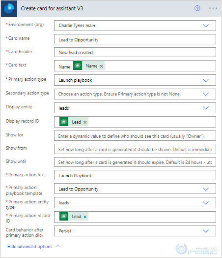 Launch playbooks using sales insight cards (assistant V3) in D365 CE