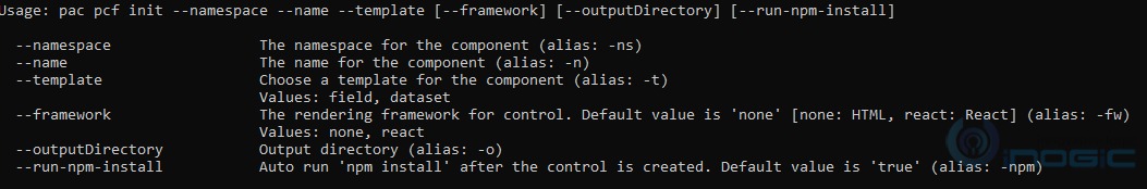 Virtual PCF Component