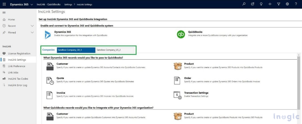 InoLink: Microsoft Dynamics 365 CRM and QuickBooks Online Integration ...