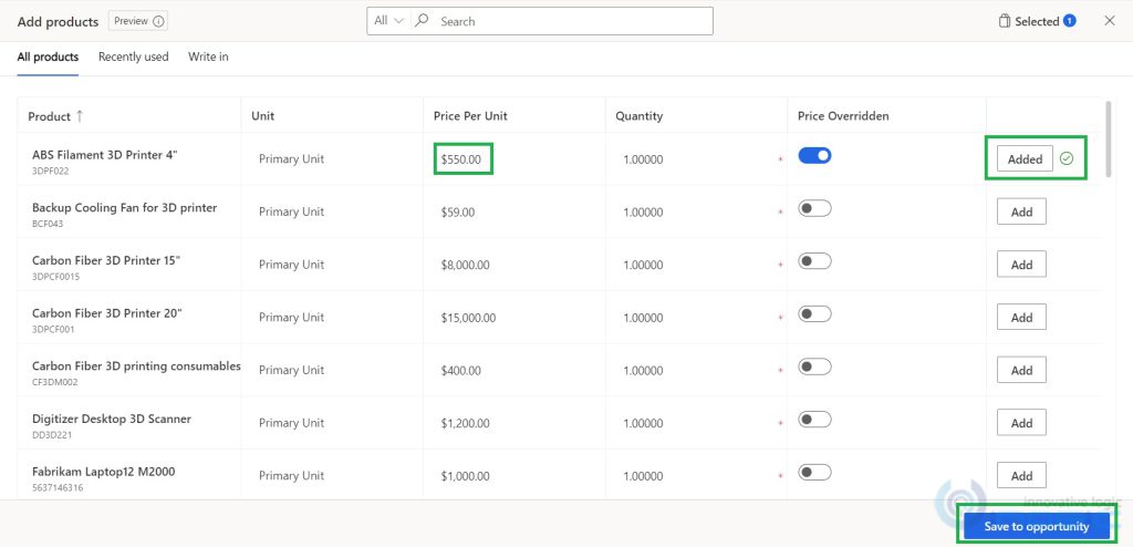 Dynamics 365 Price List Cartoonlio