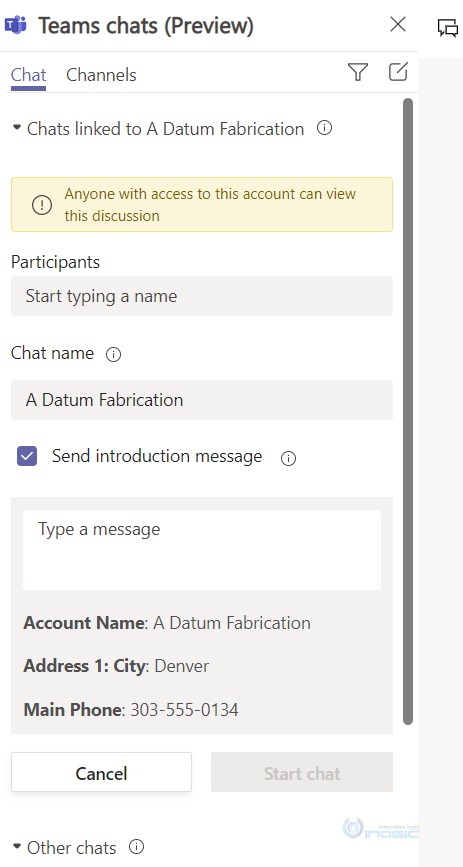 Microsoft Teams chat