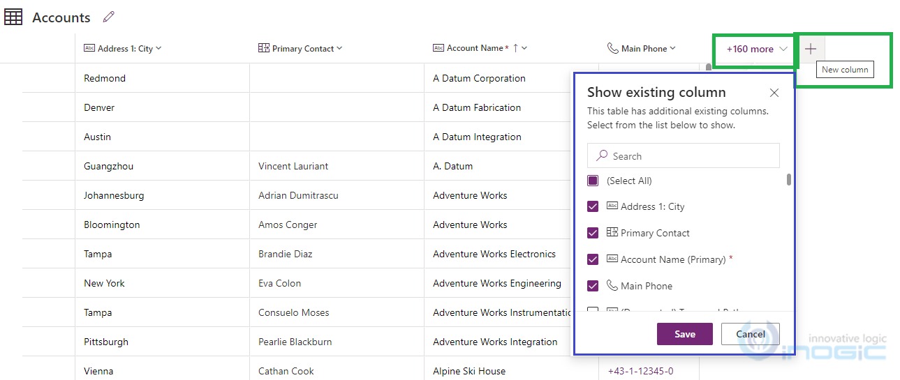 Dataverse Tables