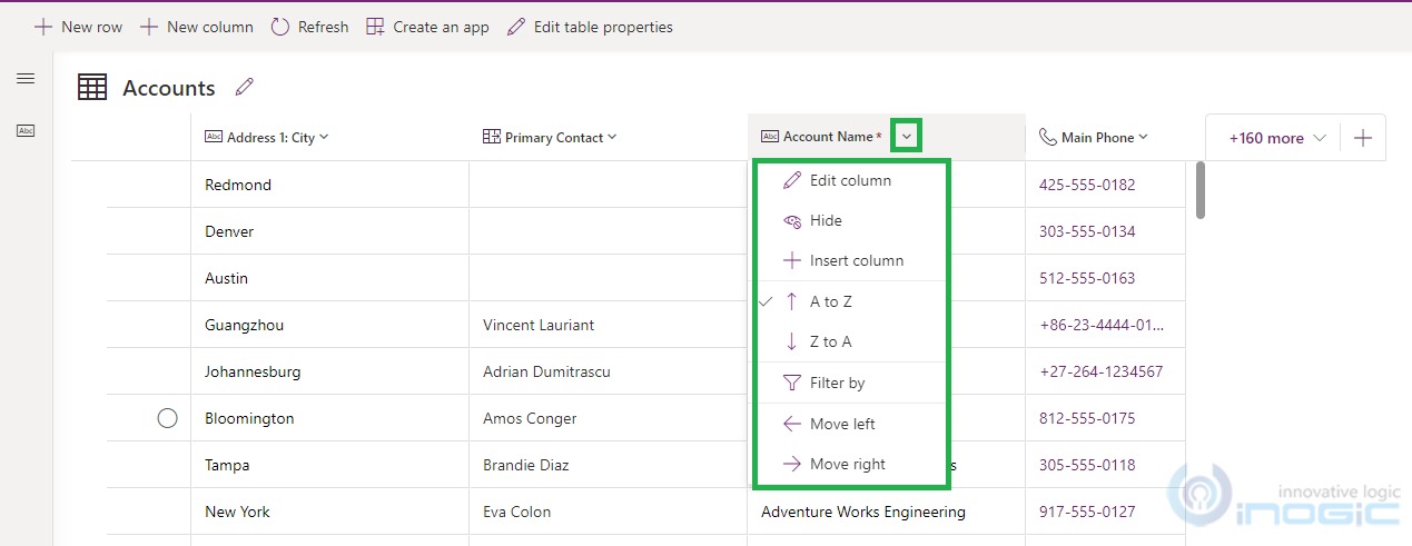 Dataverse Tables