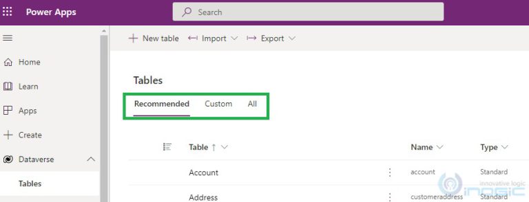 The new look of Dataverse Tables! - Microsoft Dynamics 365 CRM Tips and ...