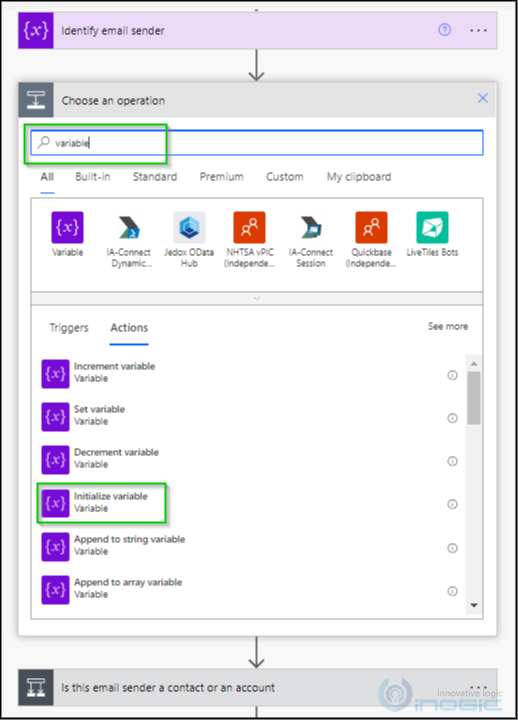 map a contact in Power Automate