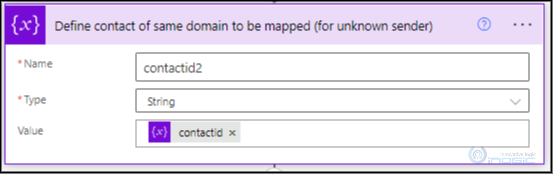 map a contact in Power Automate