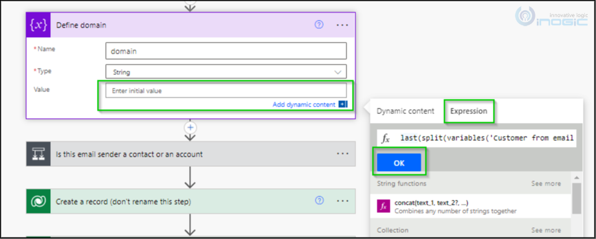 map a contact in Power Automate