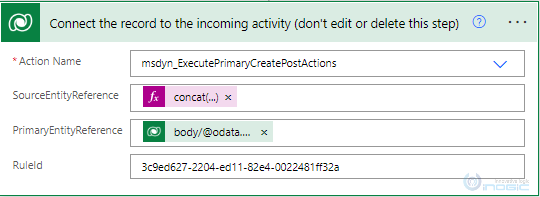 map a contact in Power Automate