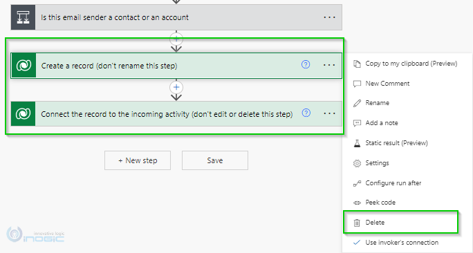 map a contact in Power Automate