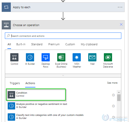 map a contact in Power Automate