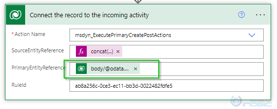 map a contact in Power Automate