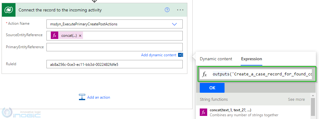 map a contact in Power Automate