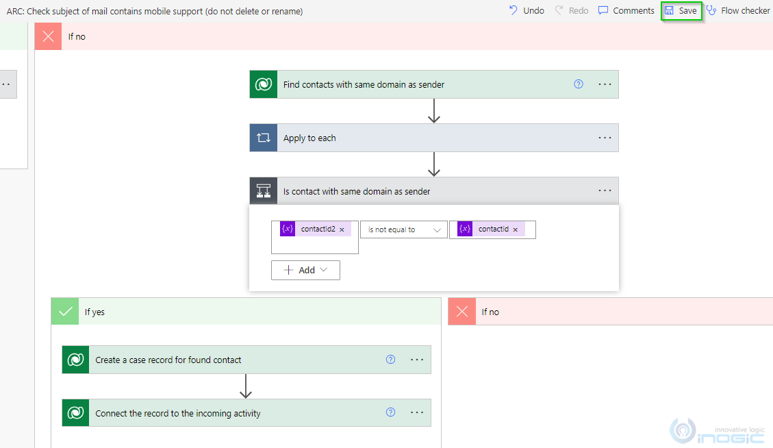 map a contact in Power Automate