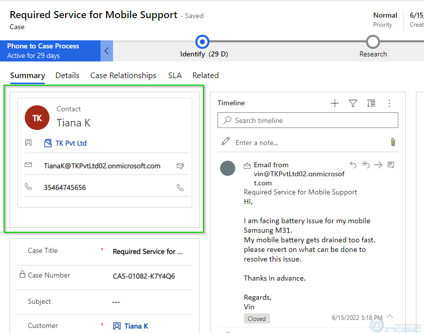 map a contact in Power Automate