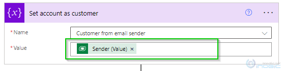 map a contact in Power Automate