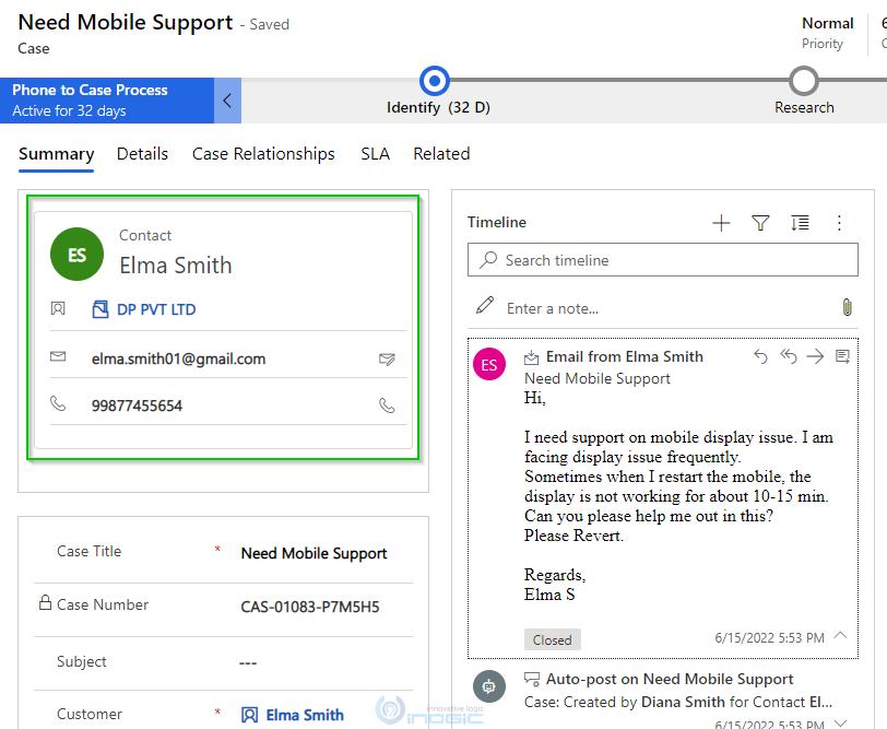 map a contact in Power Automate