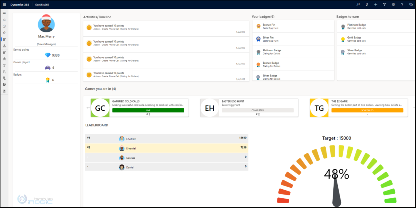 Microsoft Dynamics 365 CRM Gamification 1 Microsoft Dynamics 365 CRM 