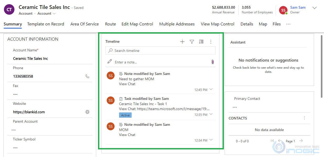 Microsoft Teams in Dynamics 365