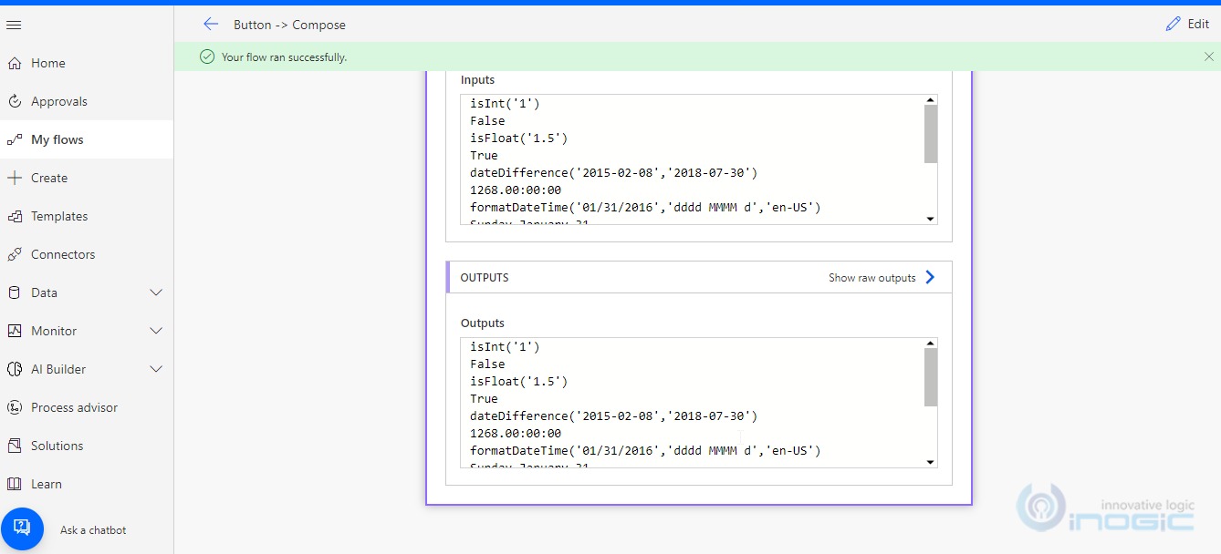 Power Automate flow