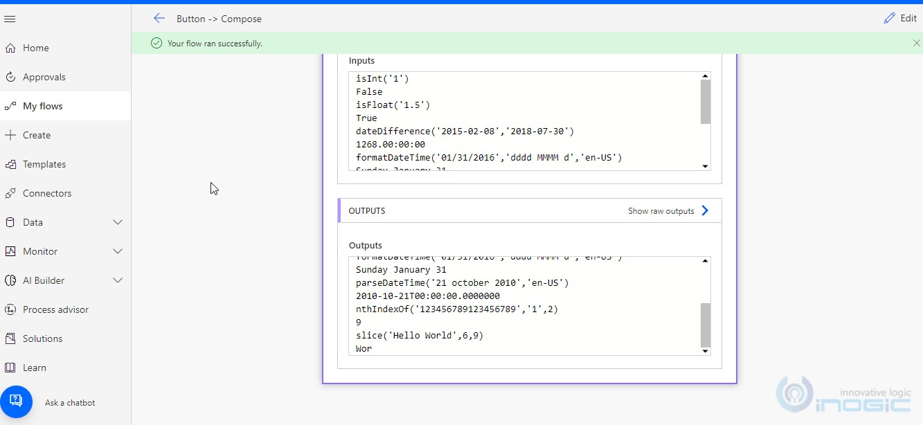 Power Automate flow