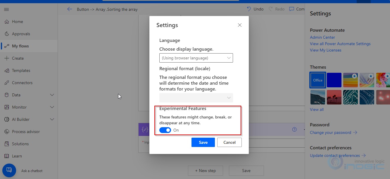 Power Automate flow