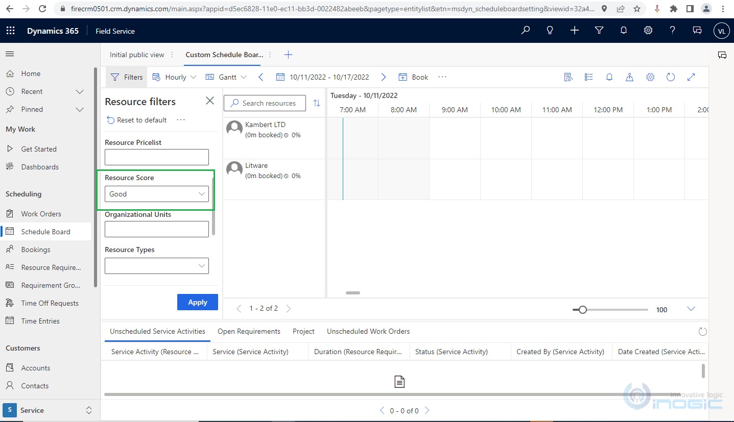 Dynamics 365 Field Service