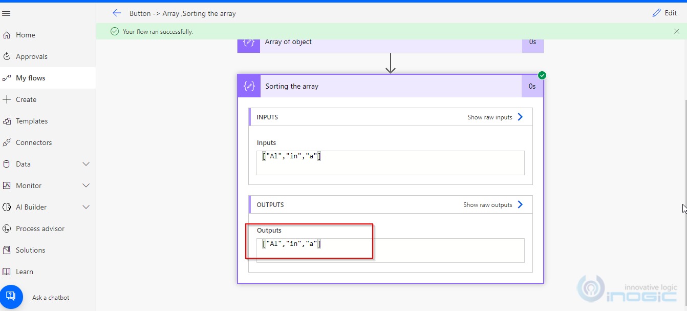 Power Automate flow