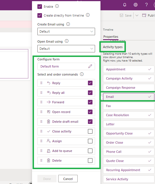 Enhanced Timeline View