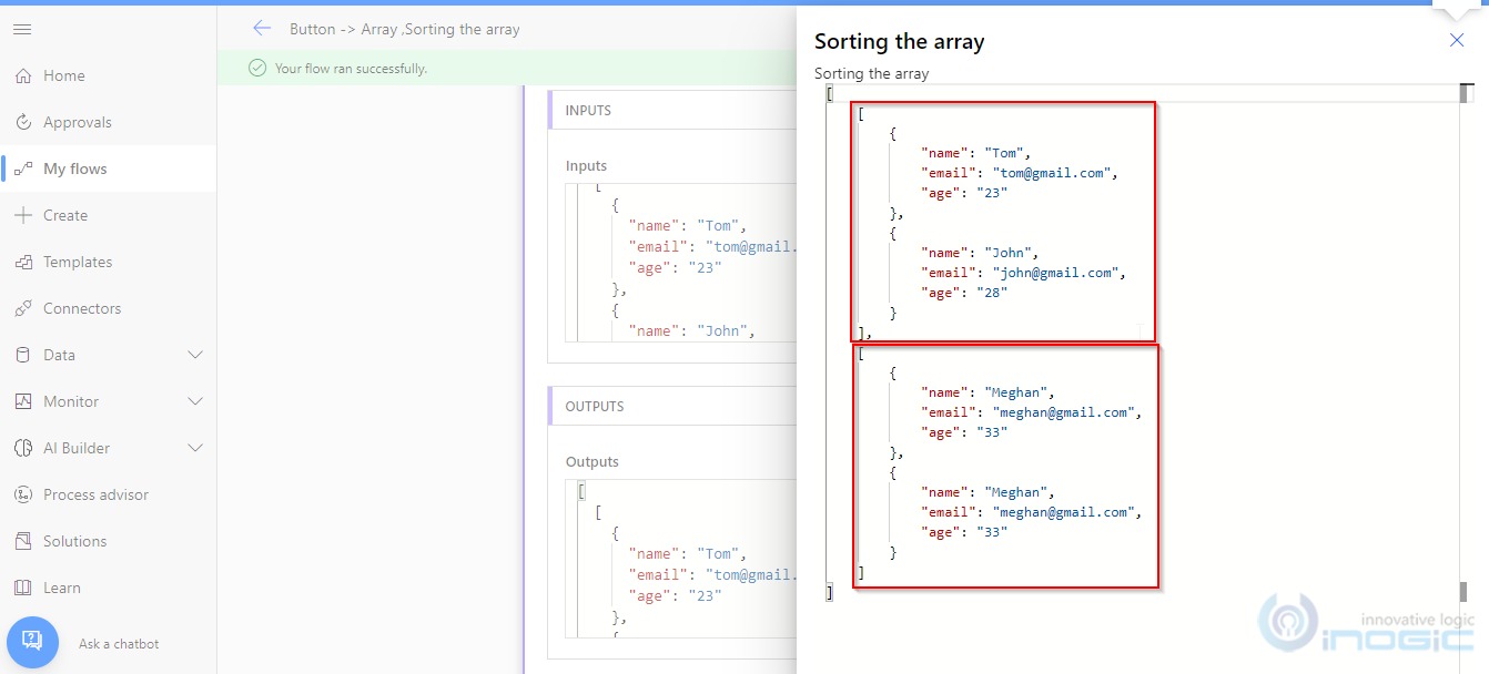 Power Automate flow