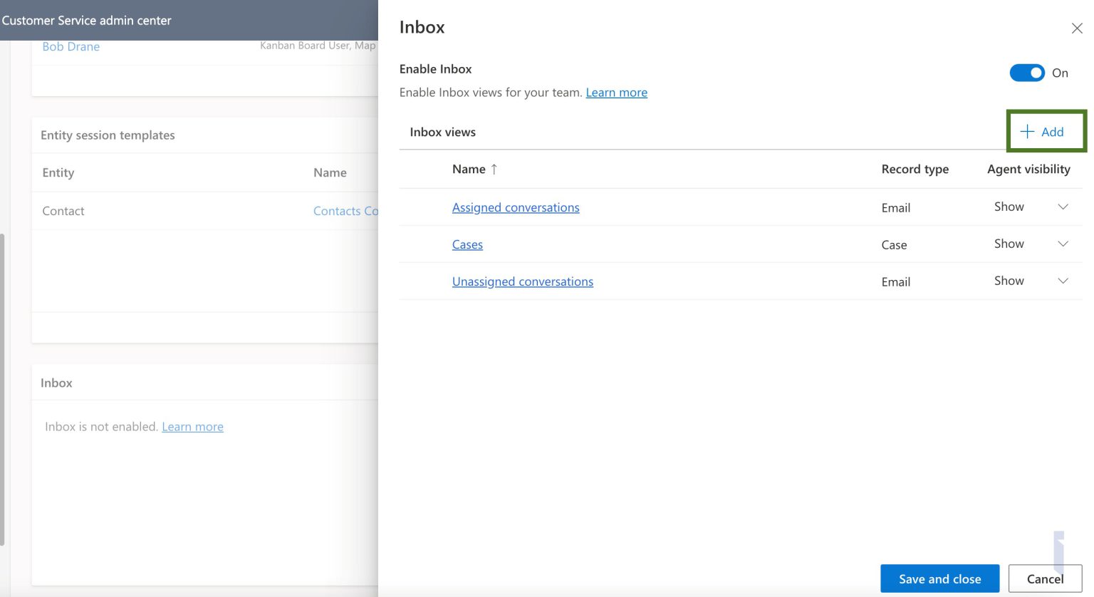 Configuring custom views for Inboxes through Agent Experience Profile ...
