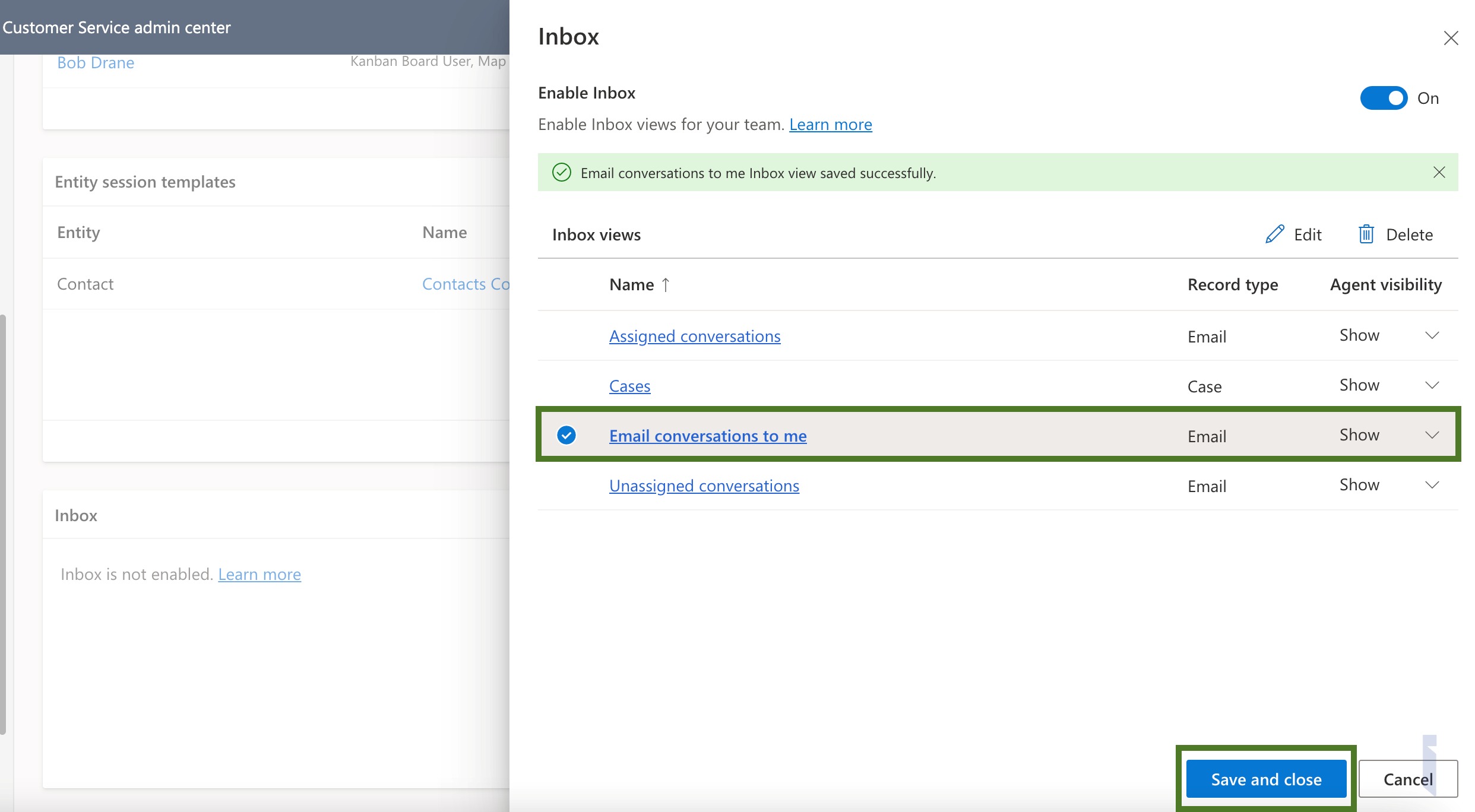 Configuring custom views