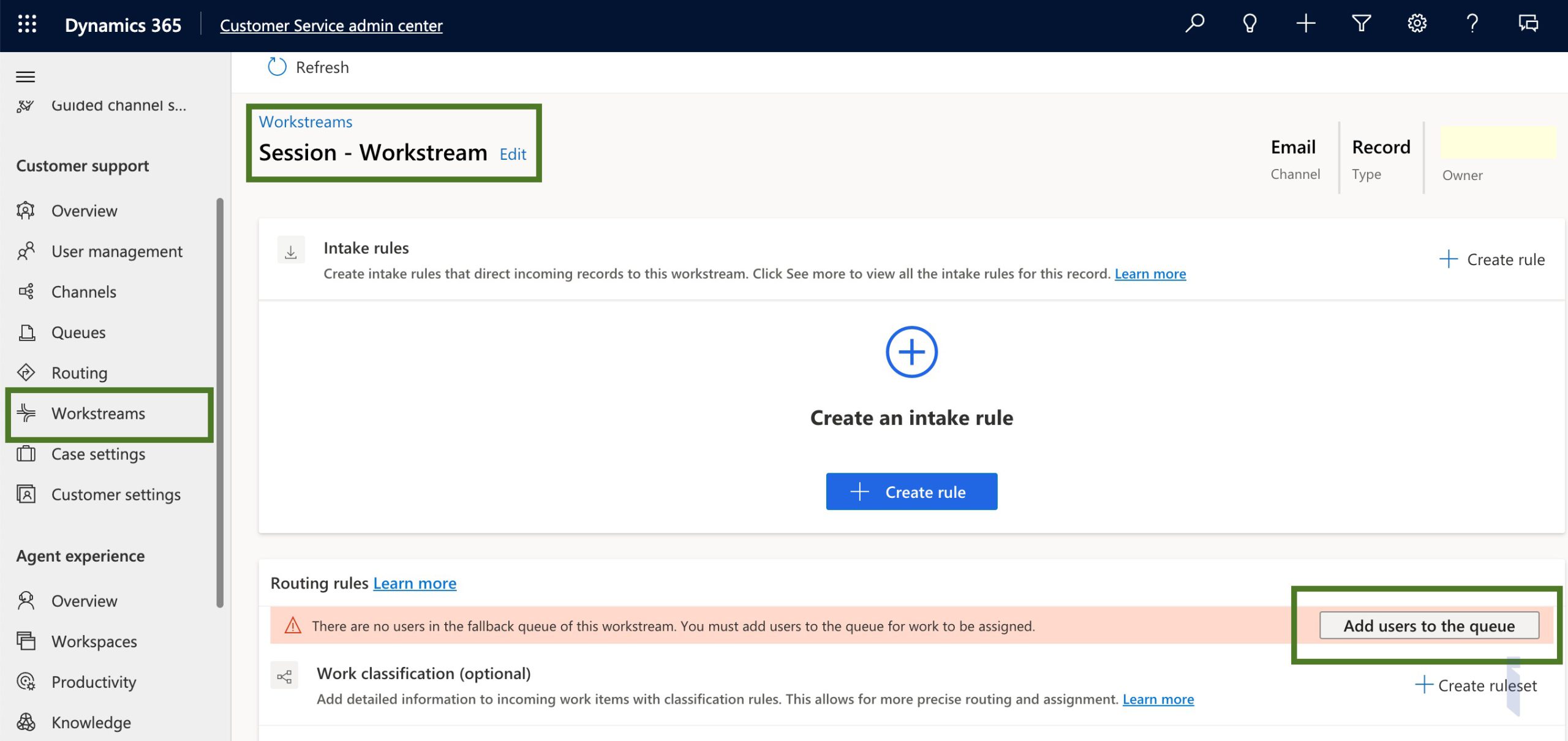 Configuring custom views